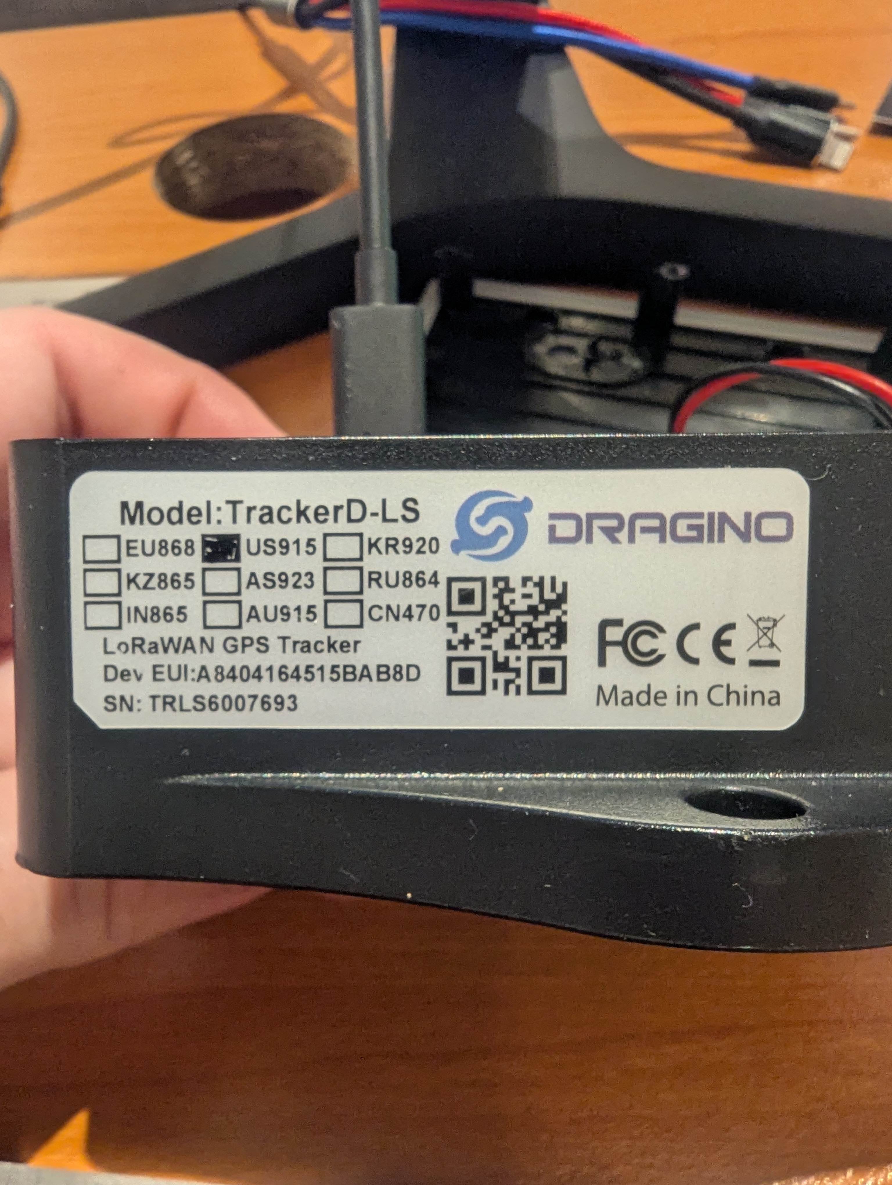 Dragino TrackerD-LS GPS tracker