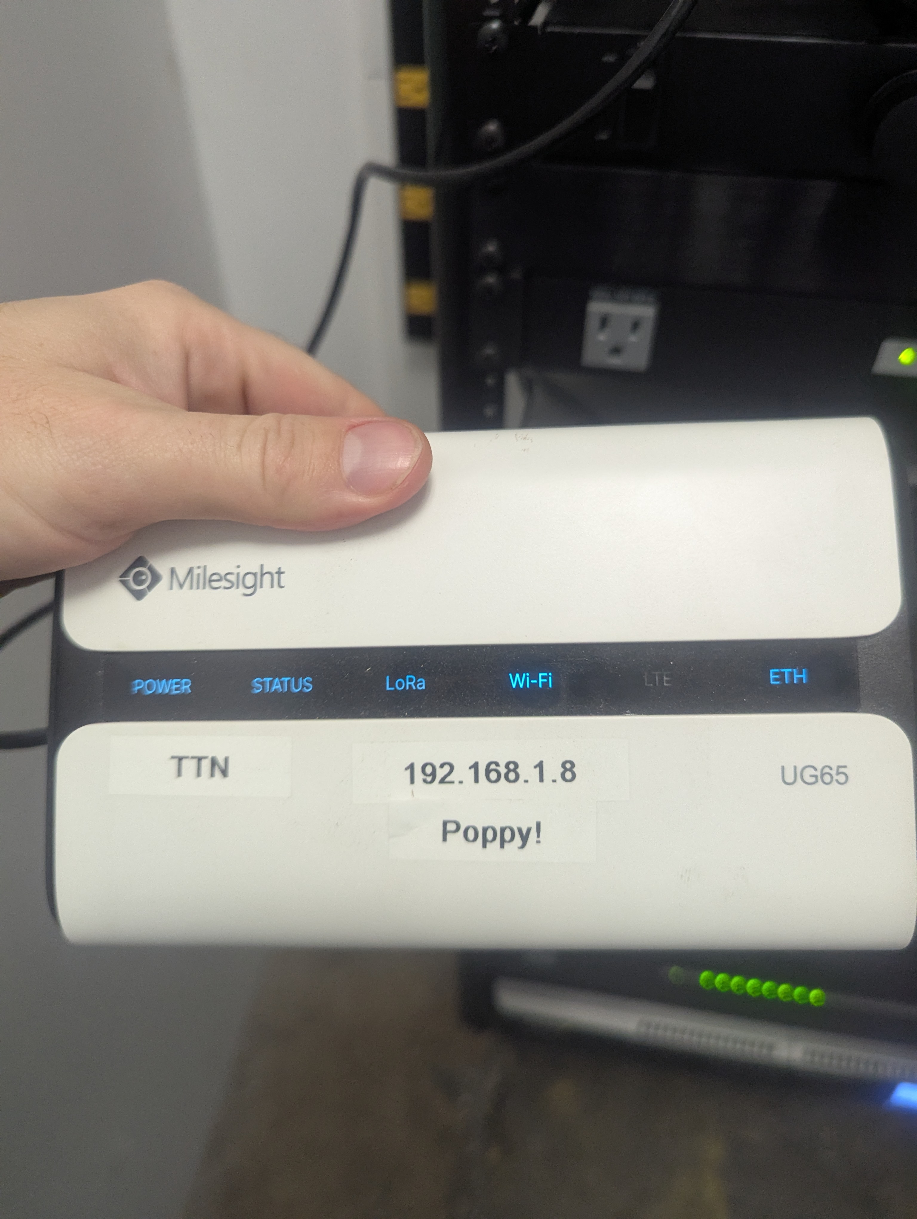 Milesight UG65 gateway on TTN