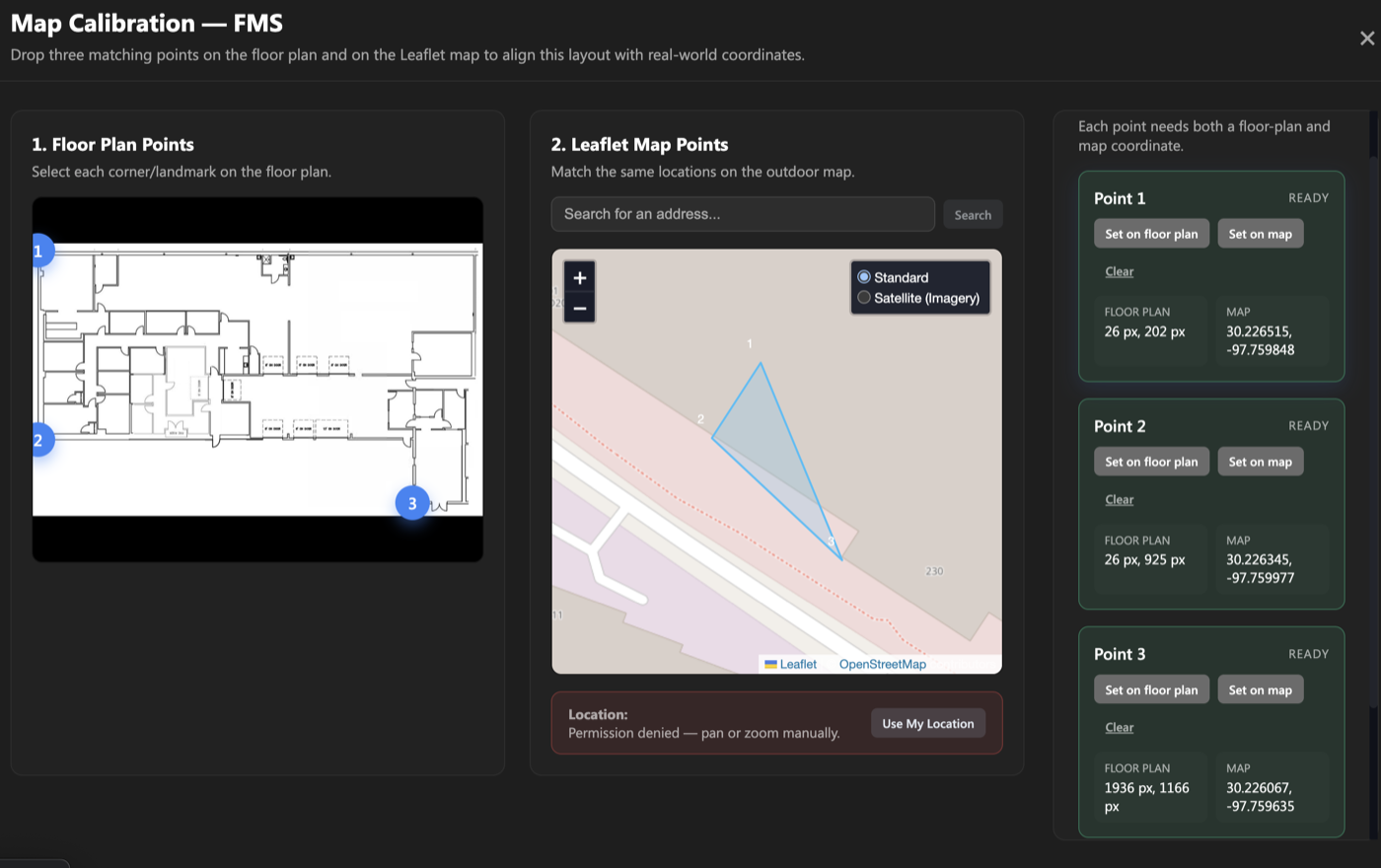 Map Calibration Tool