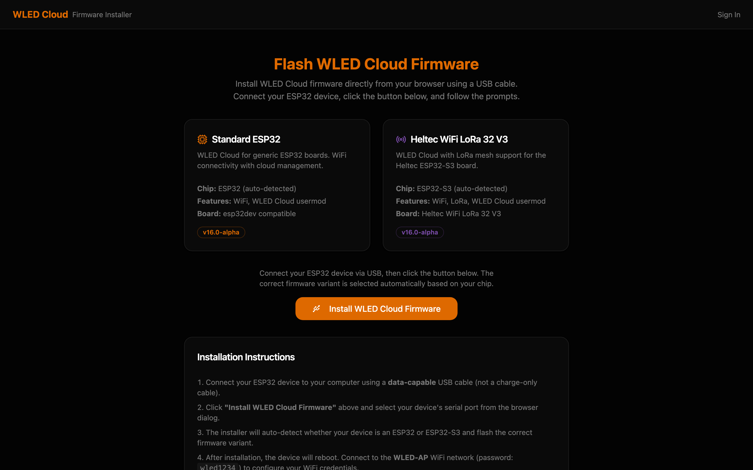 Firmware Installer